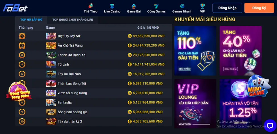 Khuyến Mãi Thể Thao f8beta2 win
